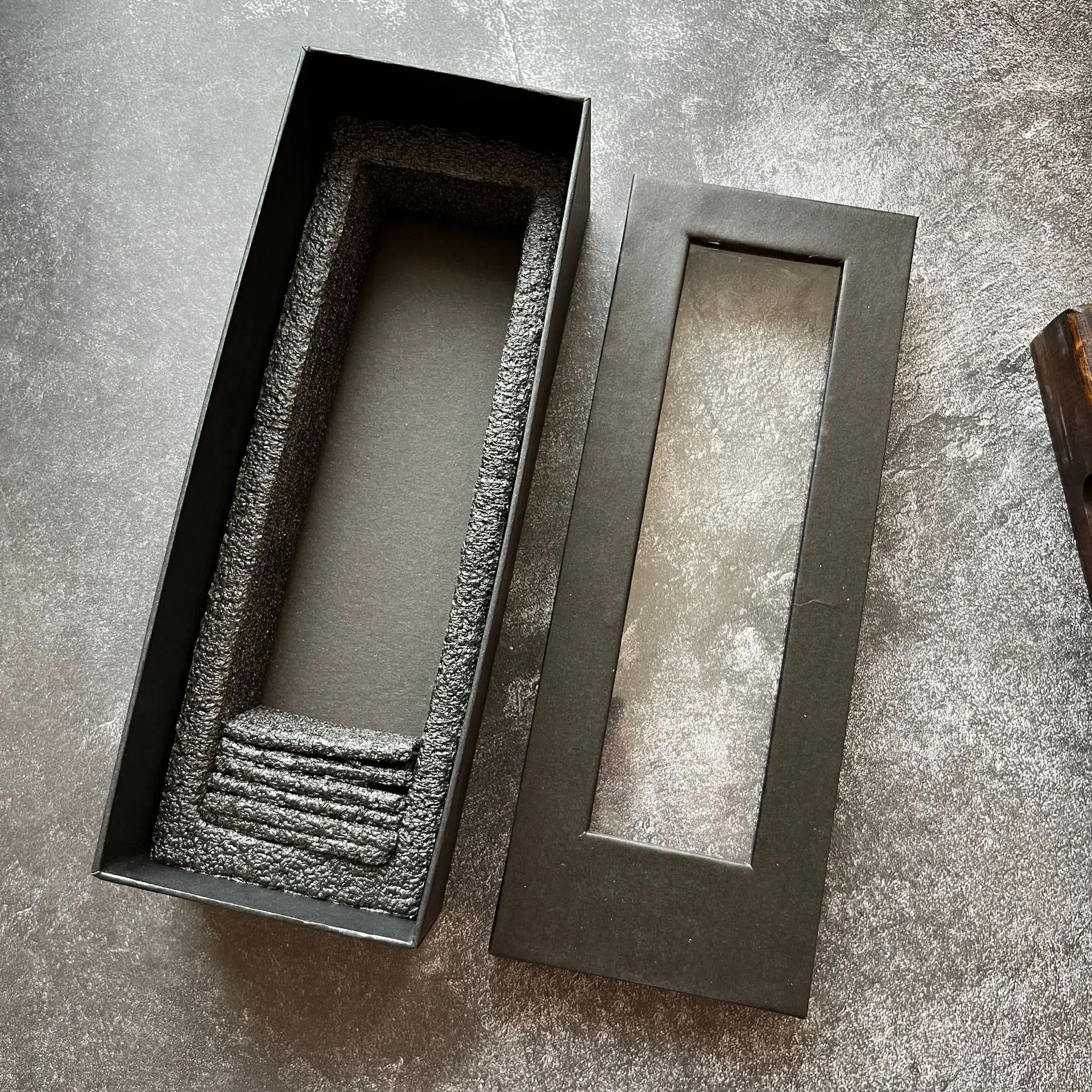 Thermos Cup Bottle Gift Box Cover Transparent Window Gift Holiday Companion Gift Packaging Box Printed Logo