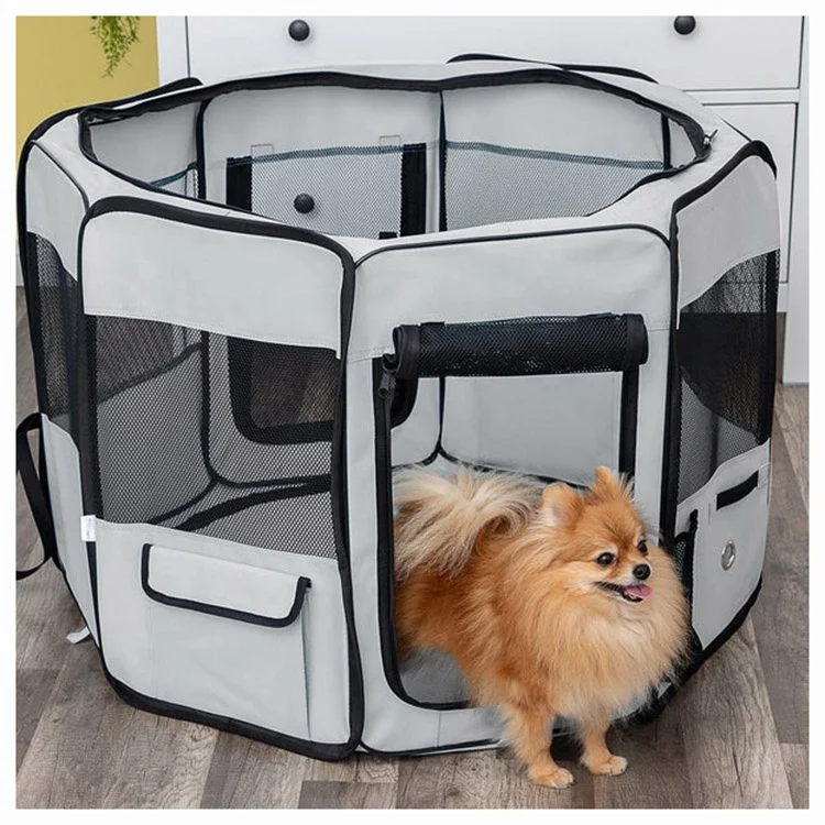 2022 New Design Pop Up Playpen , Portable Pet Playpen with Blanket