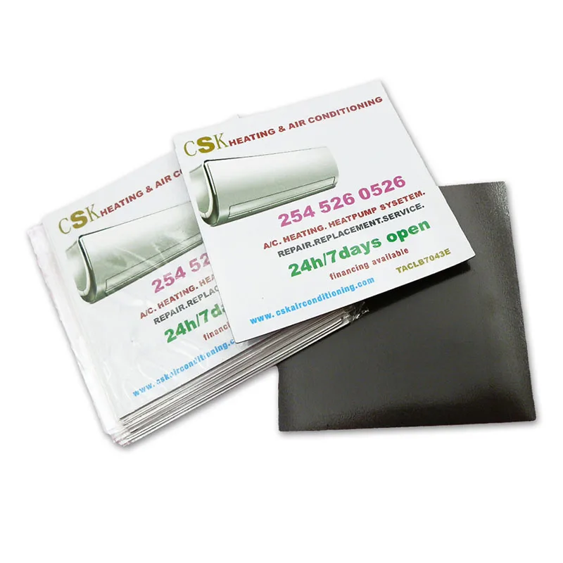 Магнитная визитная карточка на заказ, магнит на холодильник