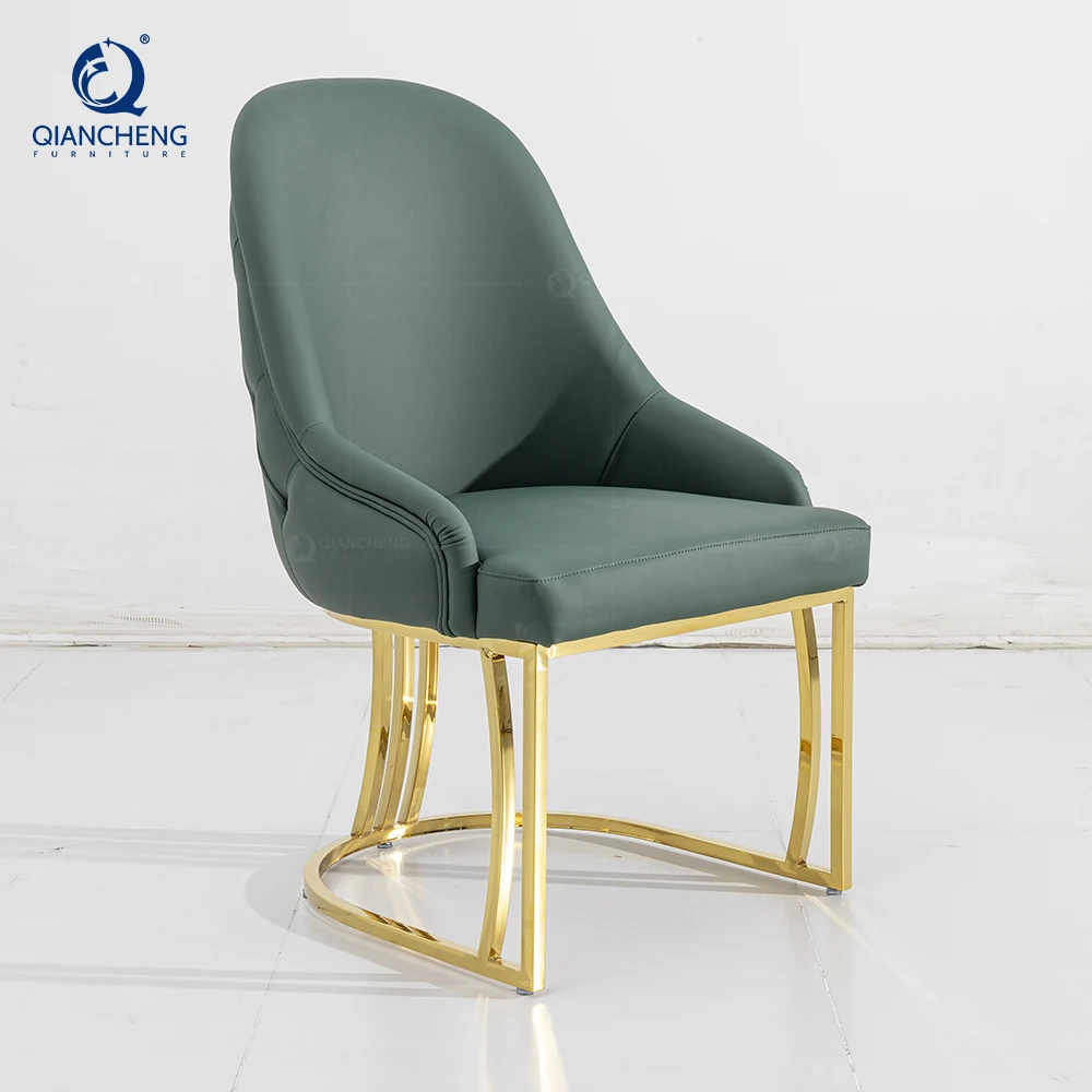 wholesale design nordic high back modern dining chair for dinning room chair modern metal frame velvet dining chair hotel villa