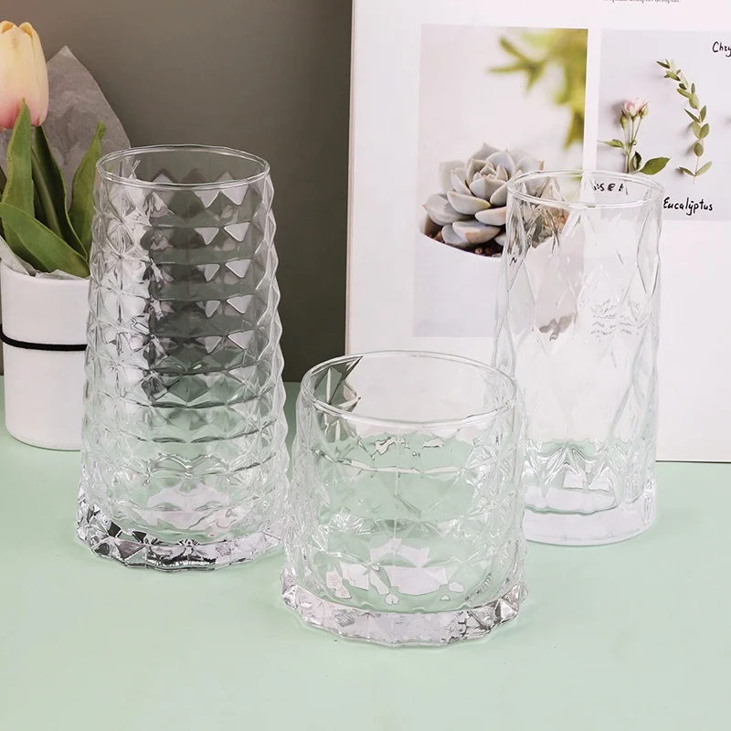 Drinking Glasses Highball Glass Cups, 17 Oz. Basic Cooler Glassware, ideal for Water, Juice, Cocktails, Iced Tea and more