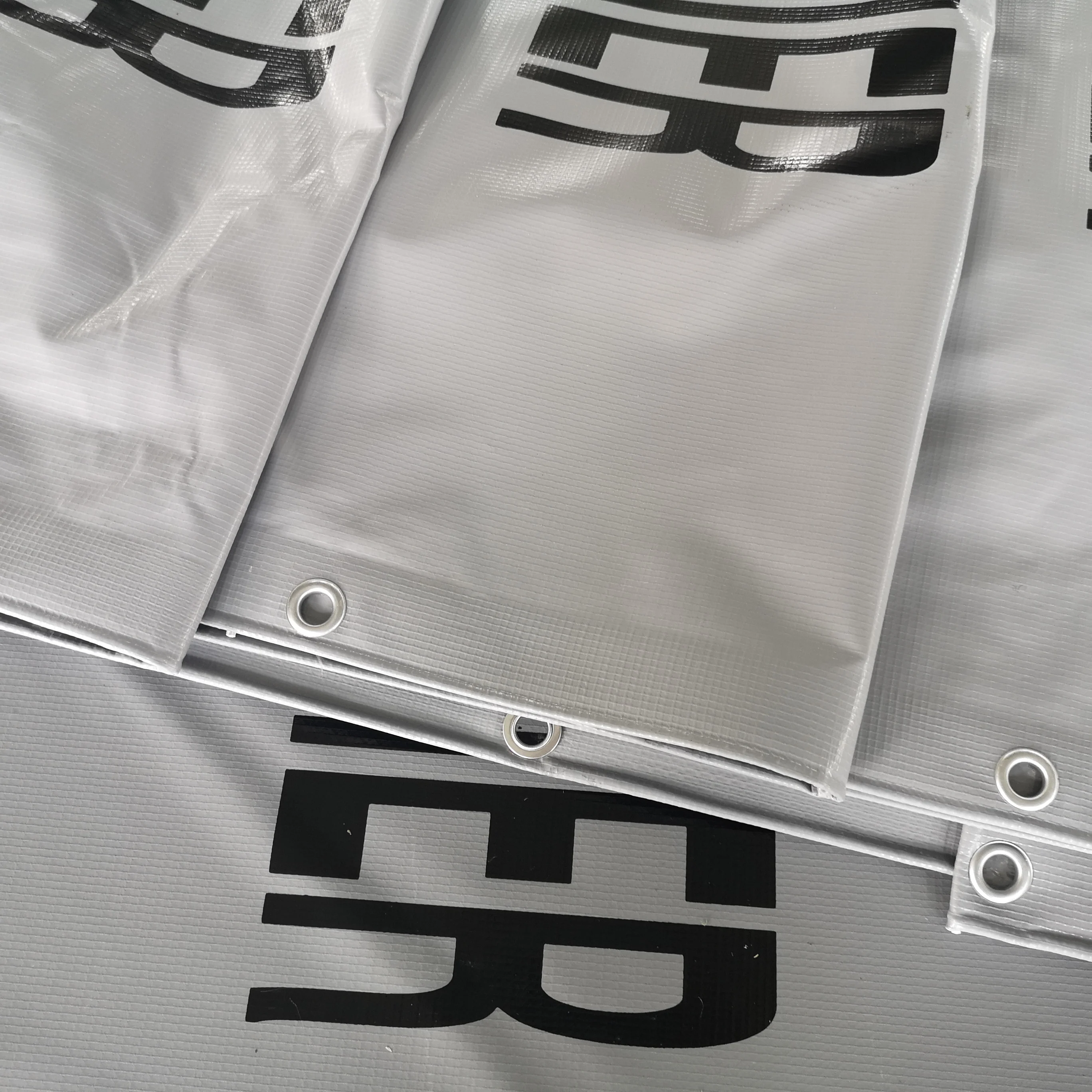 Anti - sound cloth can be printed on the laminated tarpaulin  screen advertising cloth