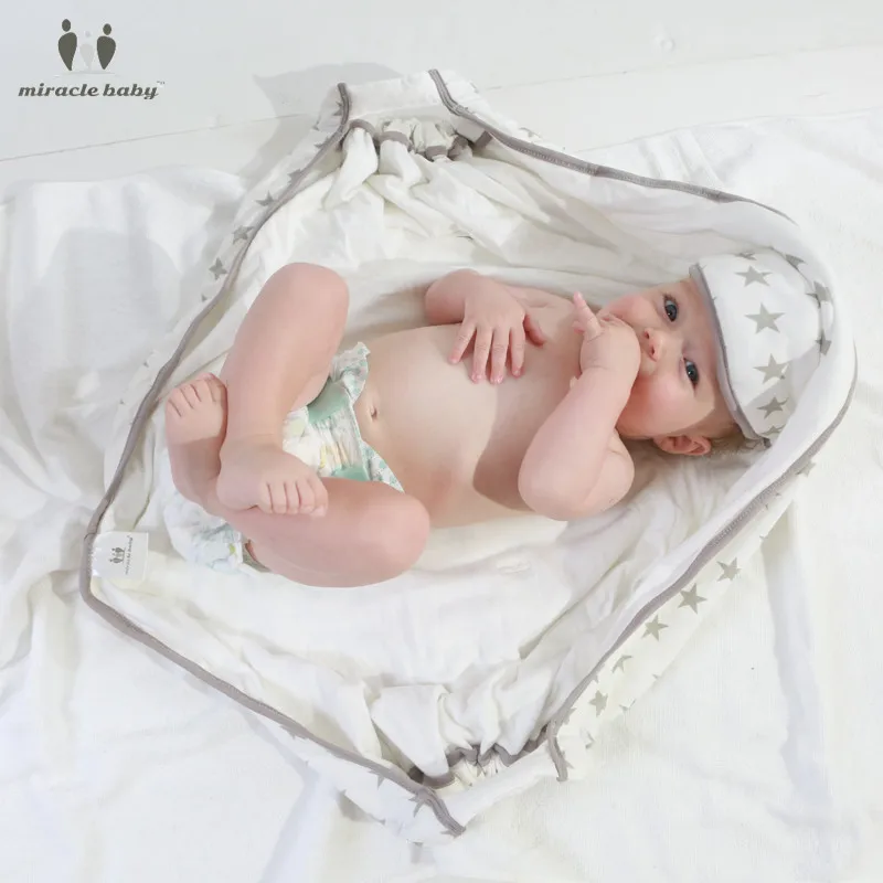 
100% cotton yarn muslin baby gauze sleeping bag 