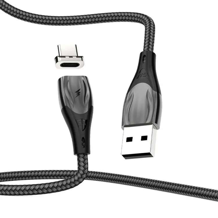 Нейлоновая оплетка прочный безопасный 360 градусов usb Быстрая зарядка 3 в 1 Магнитный кабель для передачи данных телефона