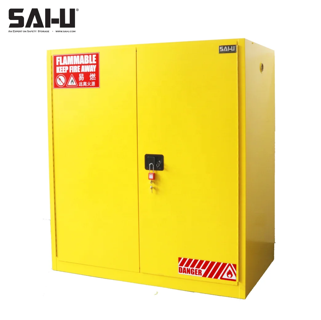 SAI-U115 Gal Flammable Cabinet Laboratoryl Oil Drum safety storage Laboratory Anti Explosion Cabinet Chemical Safety Cabinet