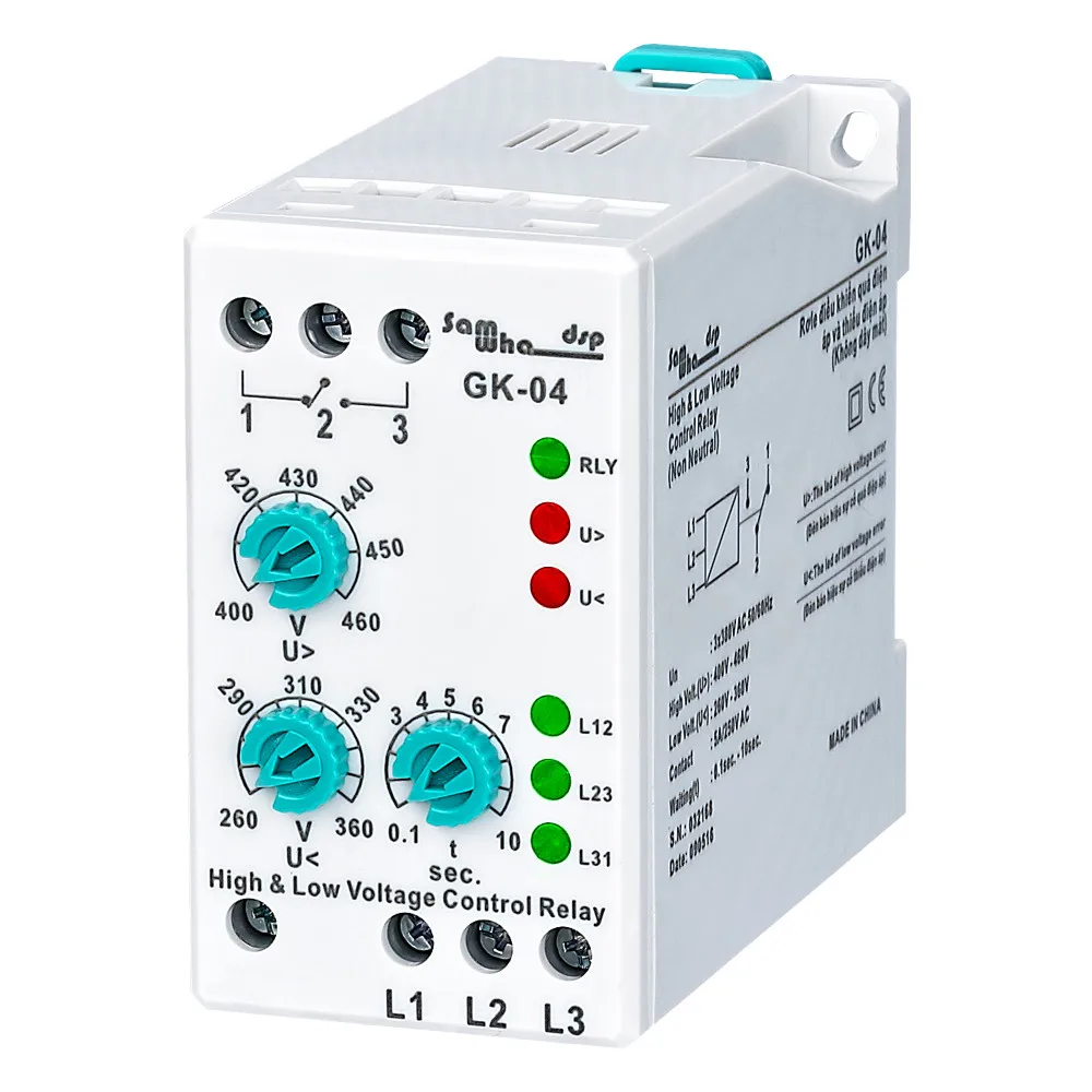 Samwha-dsp Gk-04 Low Power Thermistor Single Phase Electric Motor Protection Relay