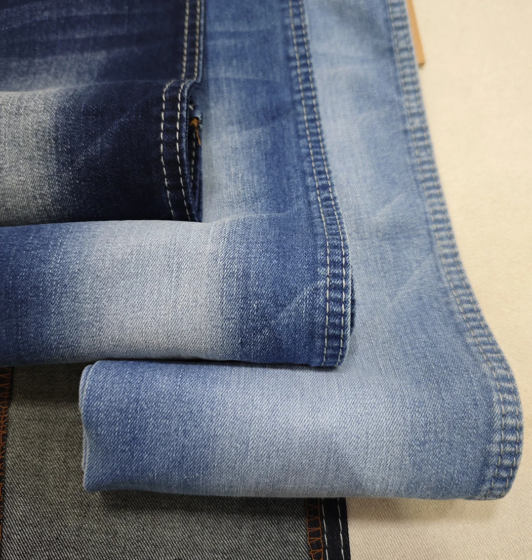 China Factory Wholesale Denim Fabric High Stretch 100% Cotton Denim Fabric