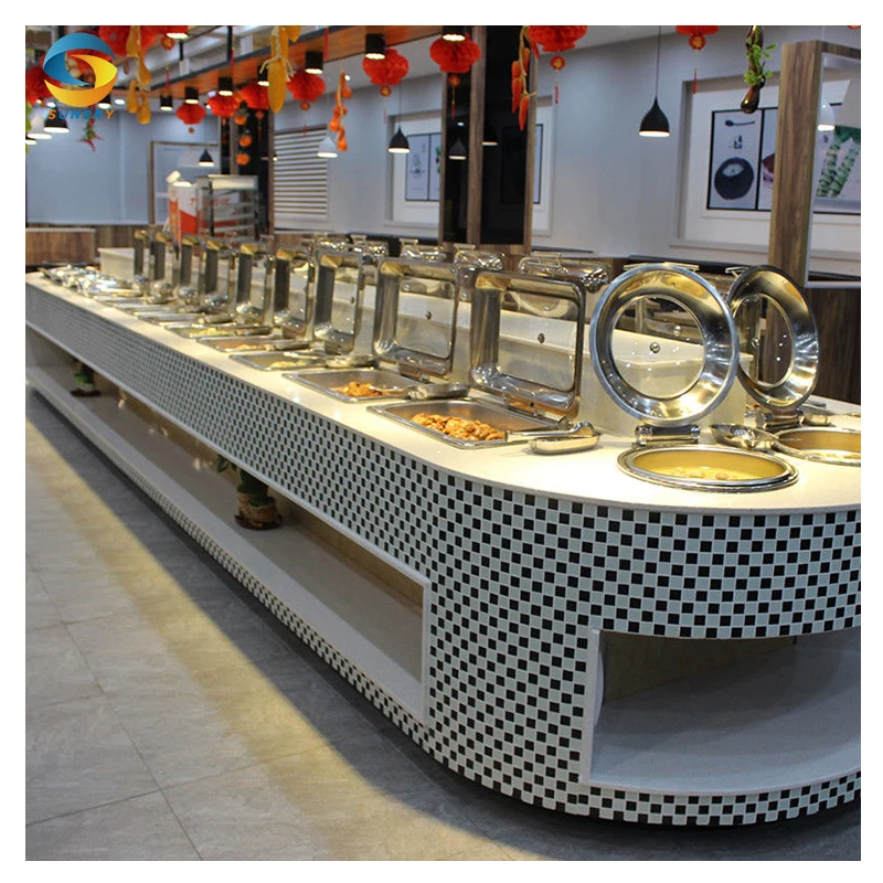 One-stop Chafing Dish Buffet Set Food Display Chauffandise Buffet Cabinet Table Buffet Equipment