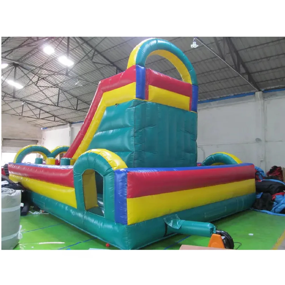 Blow Up Kids Adult Bounce House Air slide Inflatable Obstacle Course