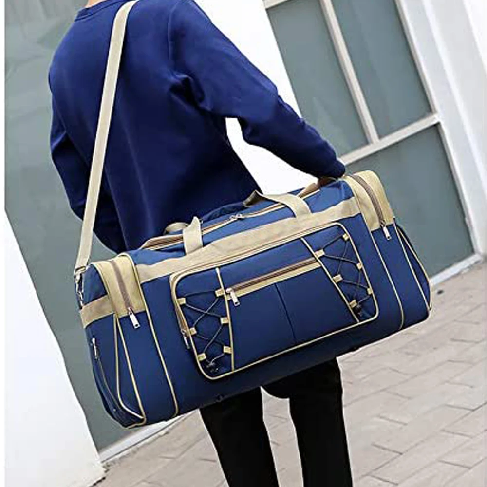 Sports Duffle Bag Gym Bag Travel Duffel with Adjustable Strap