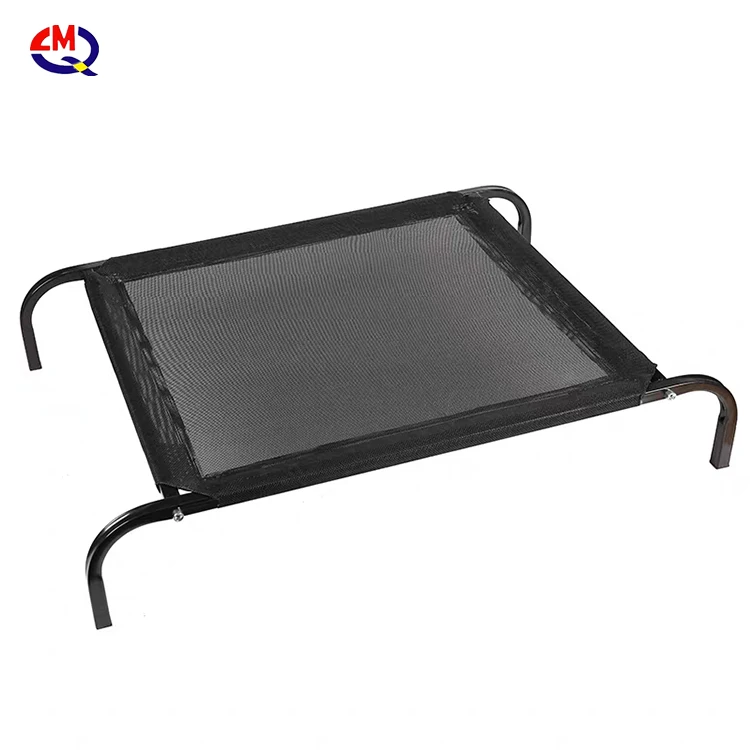 factory price private label durable steel frame elevated cool pet bed raised dog bed