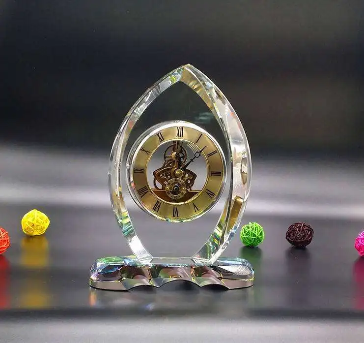 Dexi Hot Sale Wholesale Small Crystal Table Clock Electronic Clock For Lover And Girl Present clock