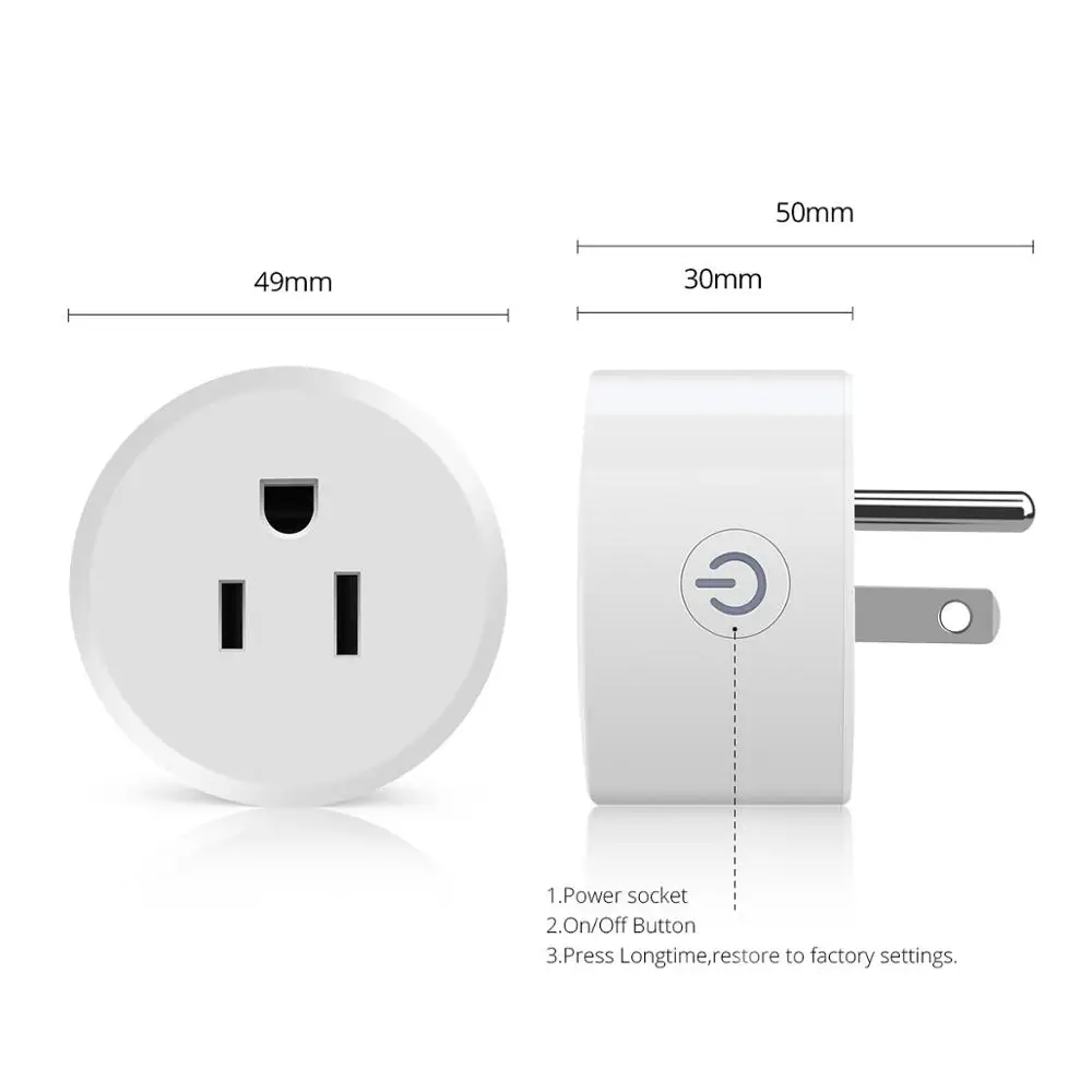 Беспроводная смарт-розетка 2 4G WIFI Homekit Siri IOS Apple совместимая розетка питания ЕС США 90-250 В в