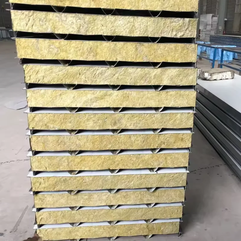 Fireproof SIP Insulated fire-proofing roof and wall sandwich panels