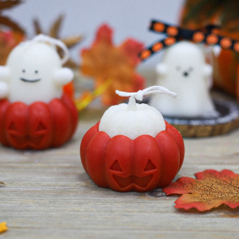 JOYWOOD Halloween Decoration Pumpkin Candle Birthday Scented Aromatherapy Candles