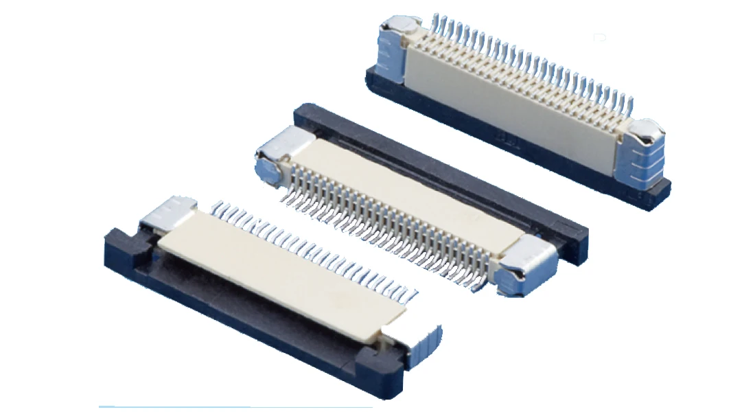 Hot sale  mol-x equivalent 1.00mm Single and Dual SMT DIP straight connector