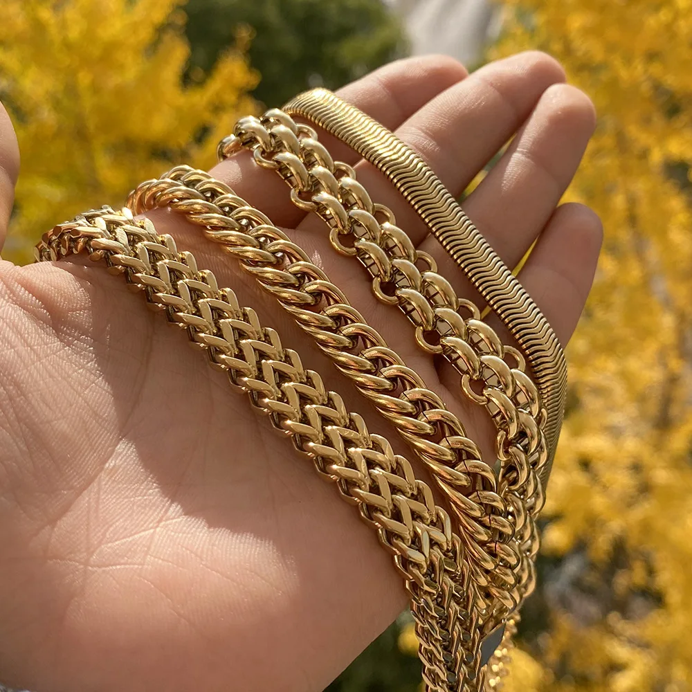 Низкая цена продажи регулируемый браслет из нержавеющей стали 18K золото женский с цепочкой