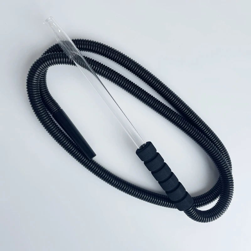 Manufacturer directly provides spot Arabian Dual color sponge covered disposable hookah hose , glass water bottle straws Shisha