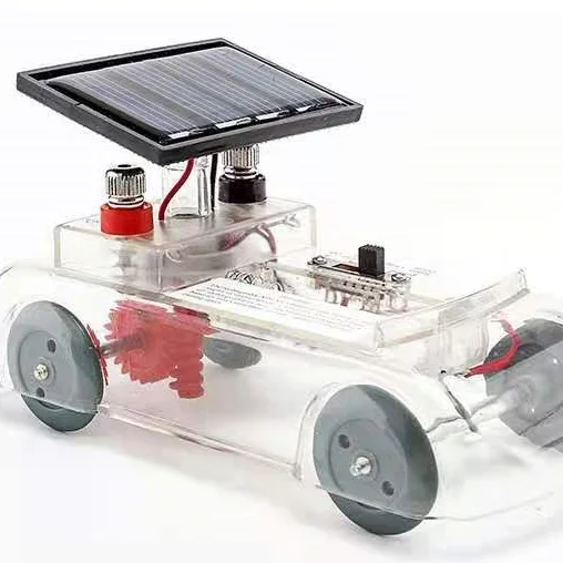 Diy Assemble Green Energy Powered Solar Vehicle Stem Climbing Car Toys For Kids