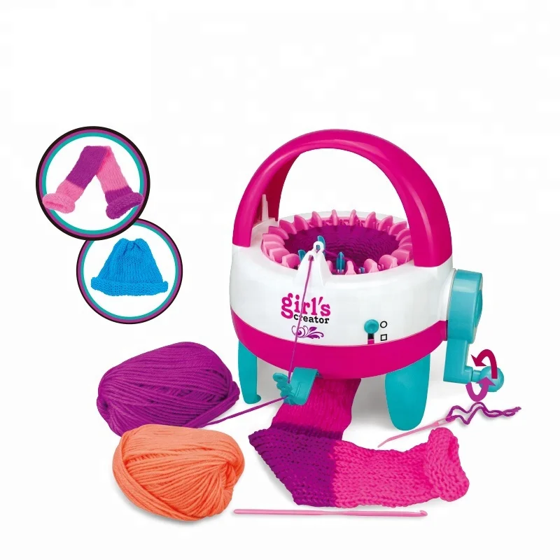 Высокое качество для девочек плетение игрушки Швейные вязальные машины детей