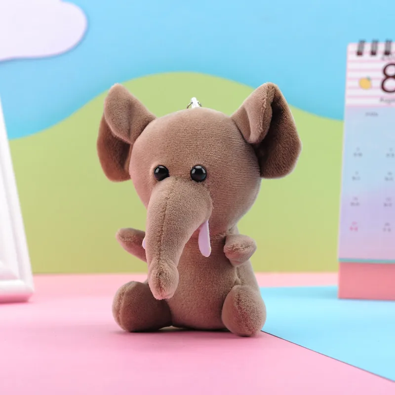 Jungle Live Animal Plush Stuffed Keychain Toy Pendant keyring