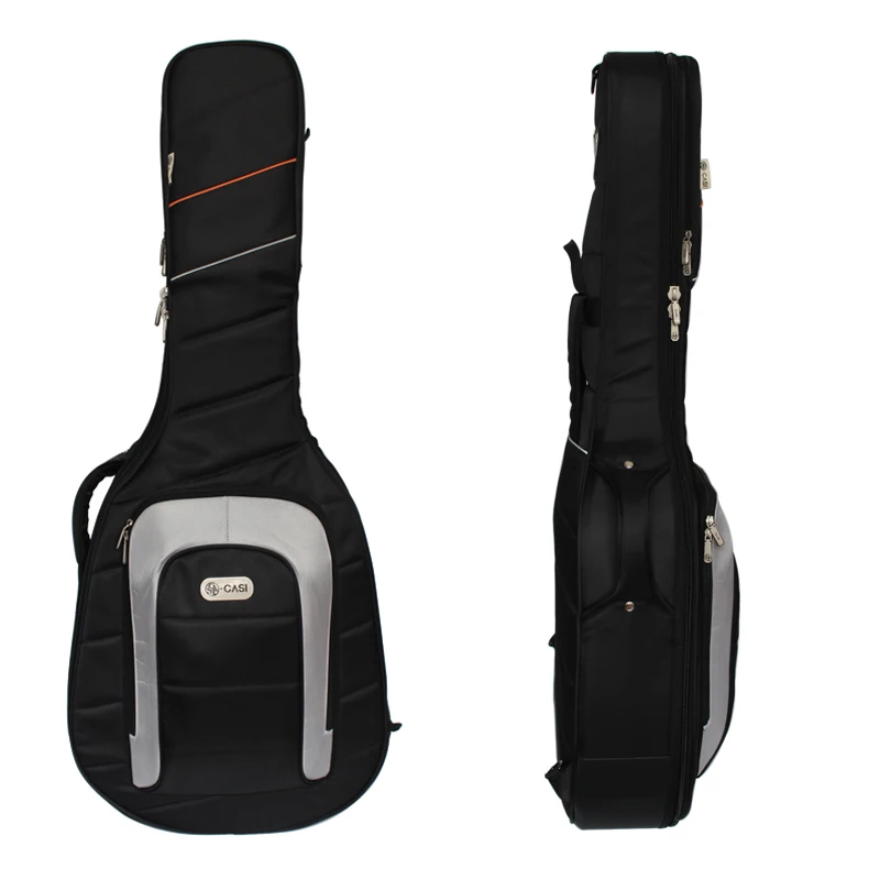 Dropshipping luxury 20mm velvet padded acustic guitar bag classic guitar bass guitar thick padded bag Personal use