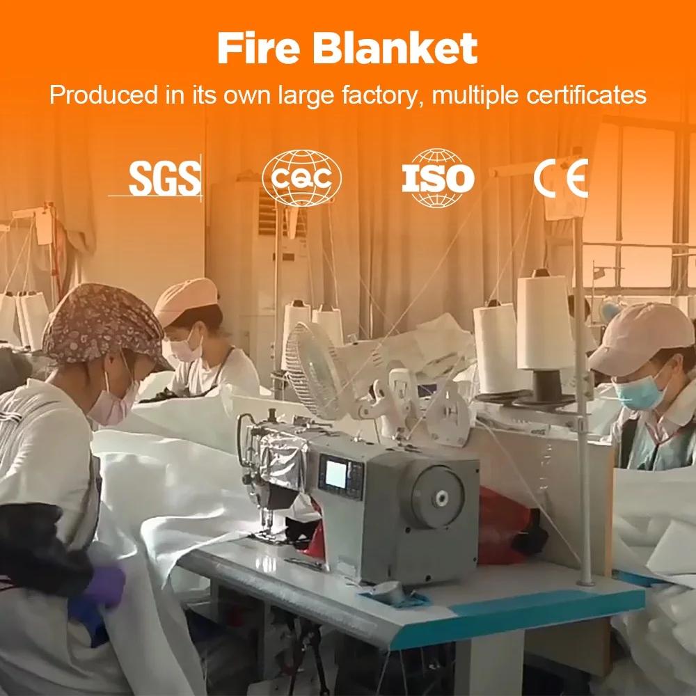 Fireplace Reusable Small Flame Retardant Fireproof Kitchen Emergency Fire Blankets