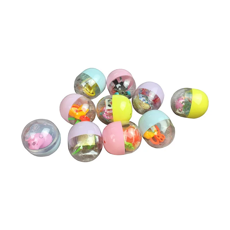 Factory wholesale 47*55 mm Mini Surprise Egg Capsules Toy Supply for Vending Machine Playing Gift