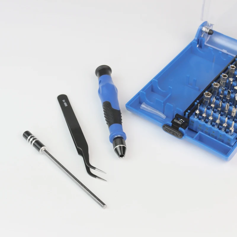 
45 in 1 Professional Wholesale Torx Screwdriver CellPhone Repair Tool Set Tweezer Mobile Kit 