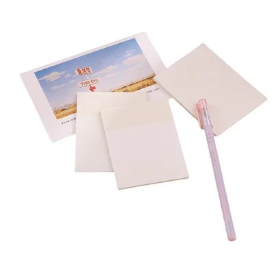 Custom Grocery to Do List Print Magnet OEM Customized Notepad Color Design Transparent Colorful Sticky Note