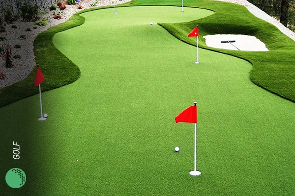 wholesale outdoor golf turf putting green artificial grass for golf field