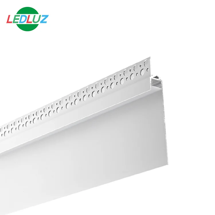 Заводская цена, штукатурный Встраиваемый светодиодный алюминиевый профиль, освещение для украшения светодиодной ленты