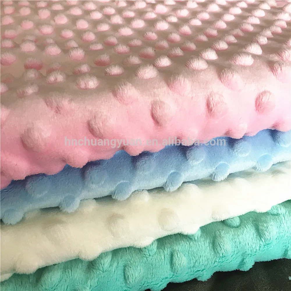 Customized 75d Super Soft Minky Velvet Velboa