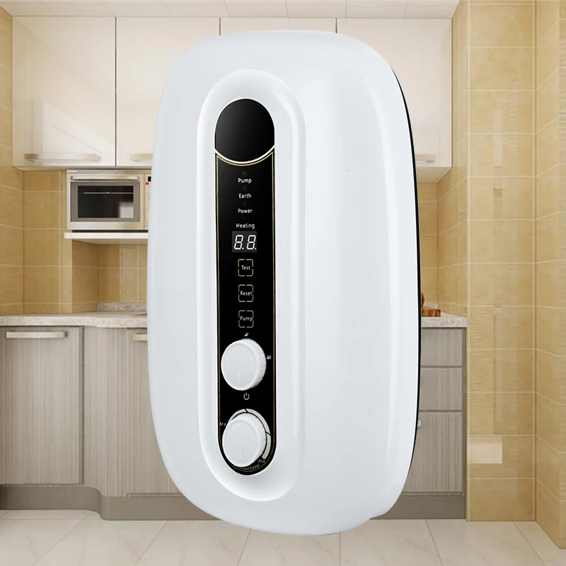 2024 Hot Selling Supplier Small Kitchen Electric Hot Water Heater Geyser Smart Instant Tankless Water Heaters