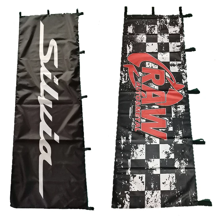 2025 Promotion New Product Cheap High Quality waterproof 100% Polyester Double Sided Advertising 180x60cm Custom Nobori Flags