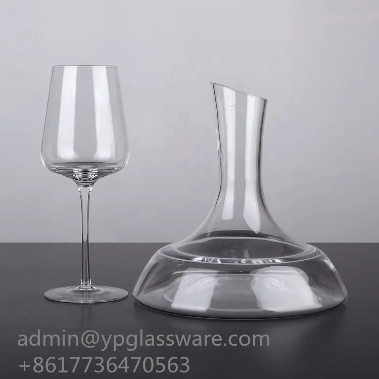 
Lead free crystal glass 1500ml whiskey luxury wine Decanter set 