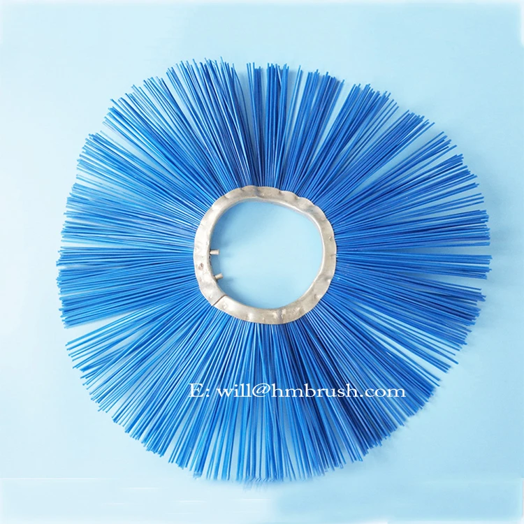 Wavy Sweeper Broom Snow Wafer Brush For Bobcat Machine