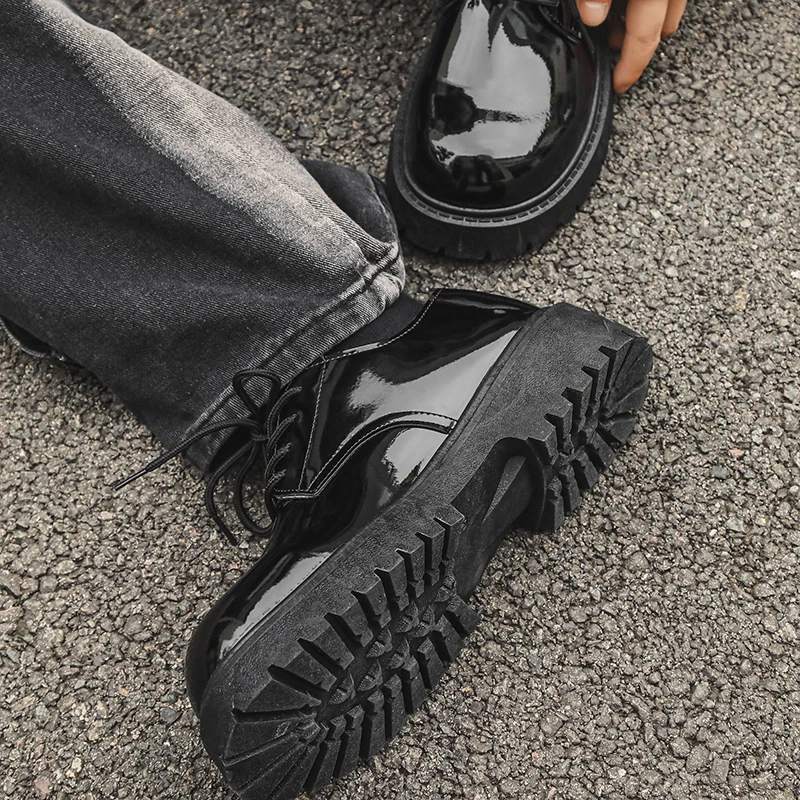 Factory Direct Anti-slip Comfortable Genuine Grain Leather Business Casual Office Shoes