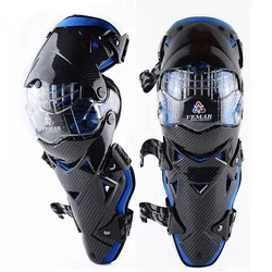 Motorcycle Knee Protection Anti-collision Motocross Knee Protector Guard MTB  Protective Gear Kneepad Moto Knee Brace Support