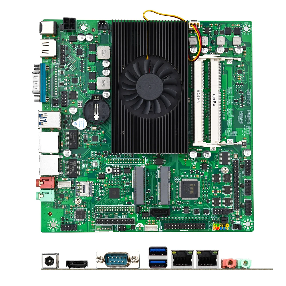 industry JS ITX 4568A02 5200U lga1150 socket motherboard onboard cpu mini pc all in one pc DDR3 SODIMM Support 16G Motherboard