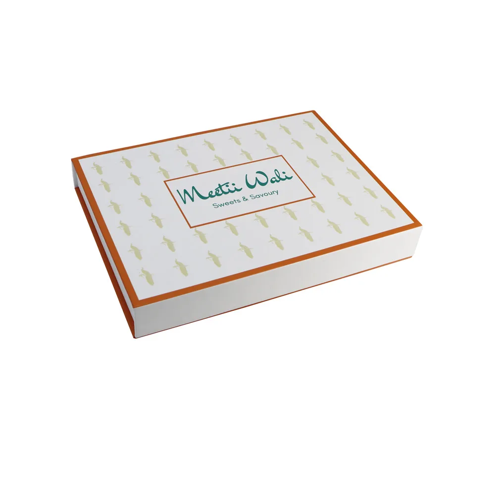 Flap Lid Packaging Biscuit Box Cardboard Bespoke Custom Magnetic Closure Gift Box Cookie Box Customized Makeup Ribbon EVA Foam