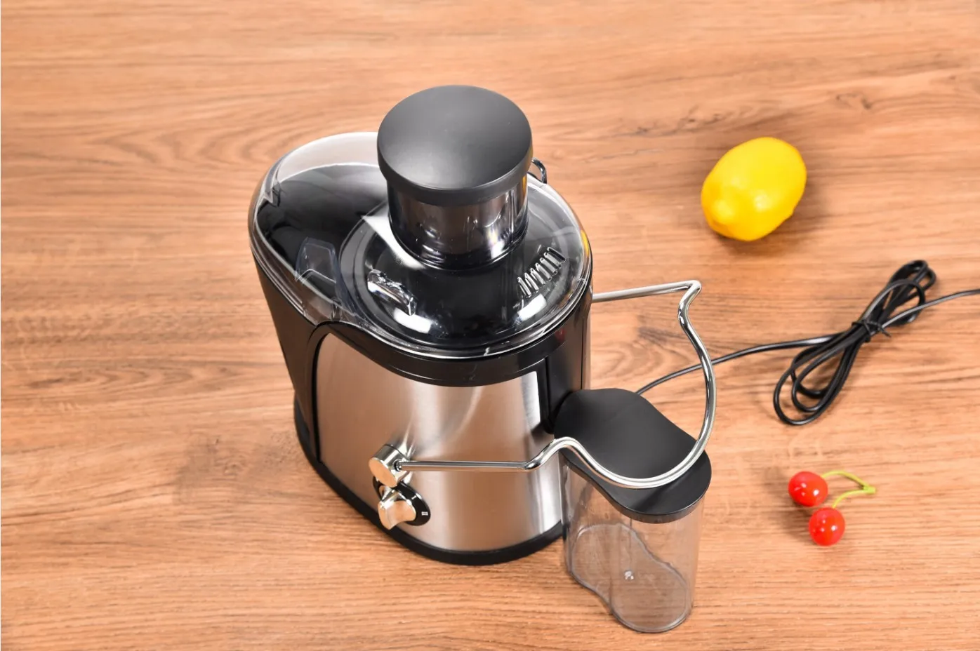 Fruit Portable Centrifugal slow Juicer Transparent Filter Bowl Feed Chute Dual Speeds Juicer Extractor Machine