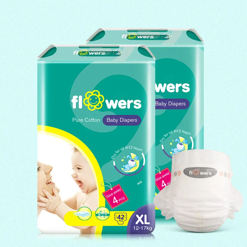 Cotton small size nappies high quality free samples disposable baby diapers manufacturers price baby diaper