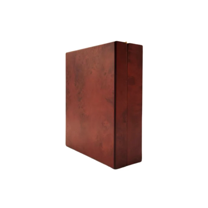 High quality lacquer luxury custom fragrance essential oil perfume bottle wooden gift box flip lid packaging box