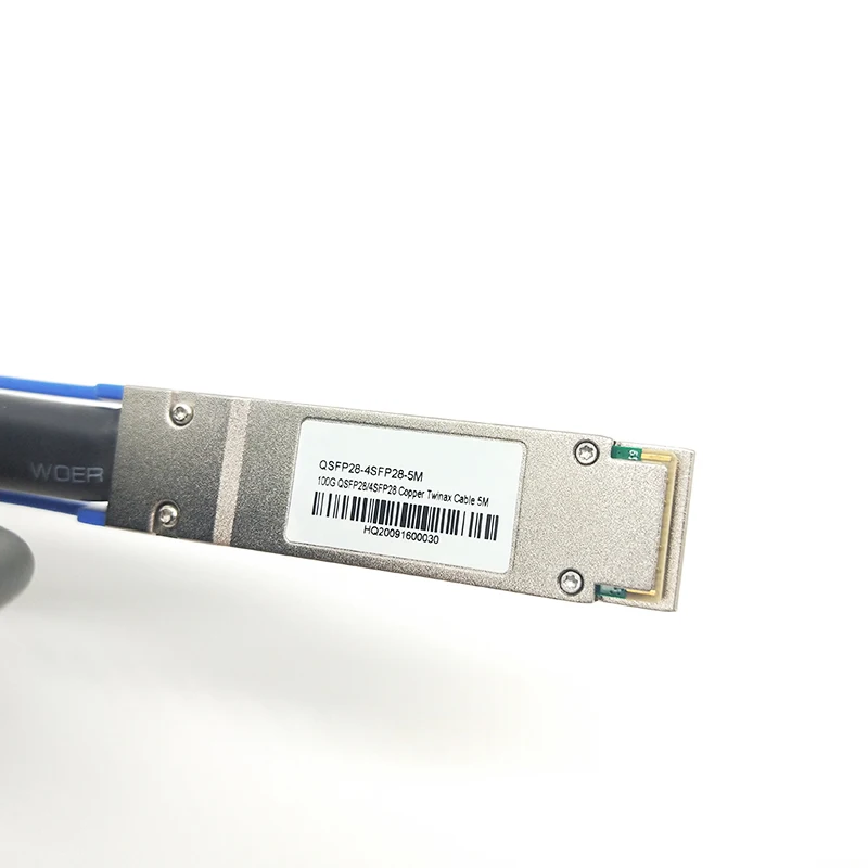 100G QSF28 TO 4SFP28 AOC 7M Active Optical Cable Compatible with Cisco, HP, Huawei