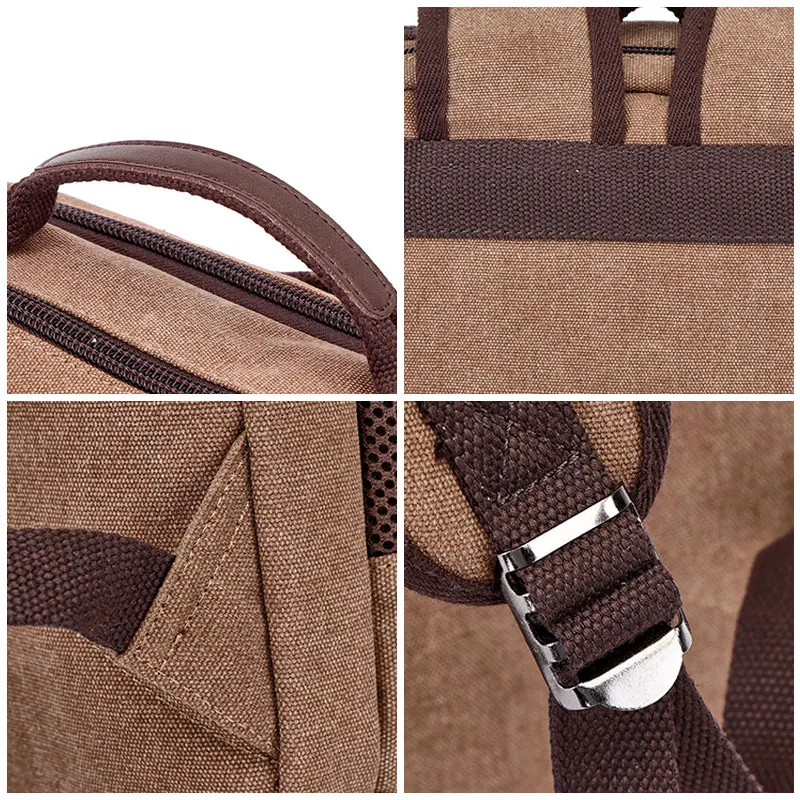 
Vintage Canvas Backpack Rucksack Casual Outdoor waterproof travel fashion Daypacks Bookbags cotton school canvas backpack 