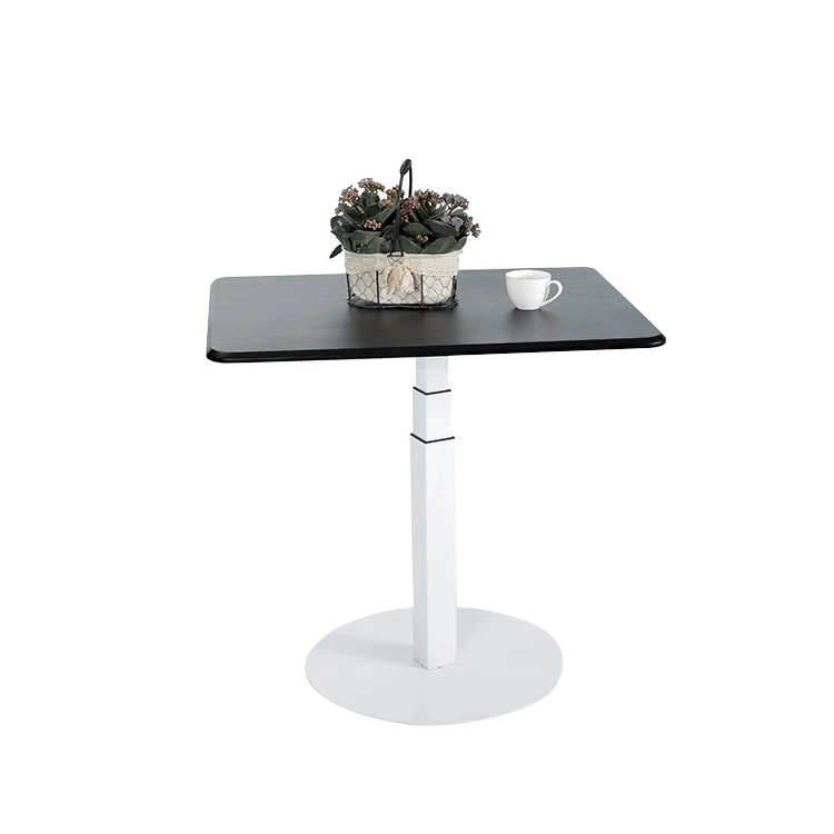 2021 New Low Price Single Motor Modern Electric Height One Leg Adjustable Office Sit Sit and Converter Laptop Desk