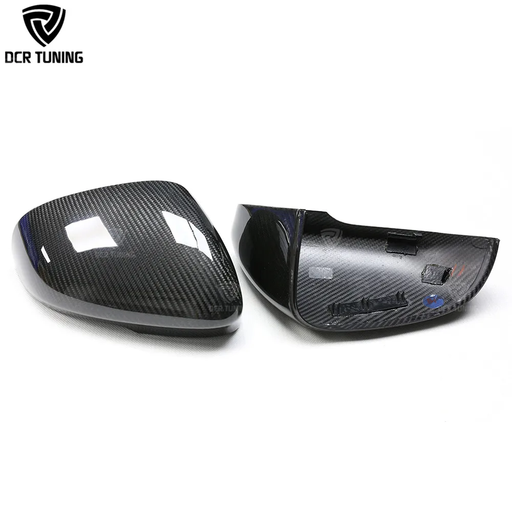Dry Carbon Fiber Side Mirror Cover for Jaguar XF XK XJ XE Sideview Mirror Shell Casing Replacement type
