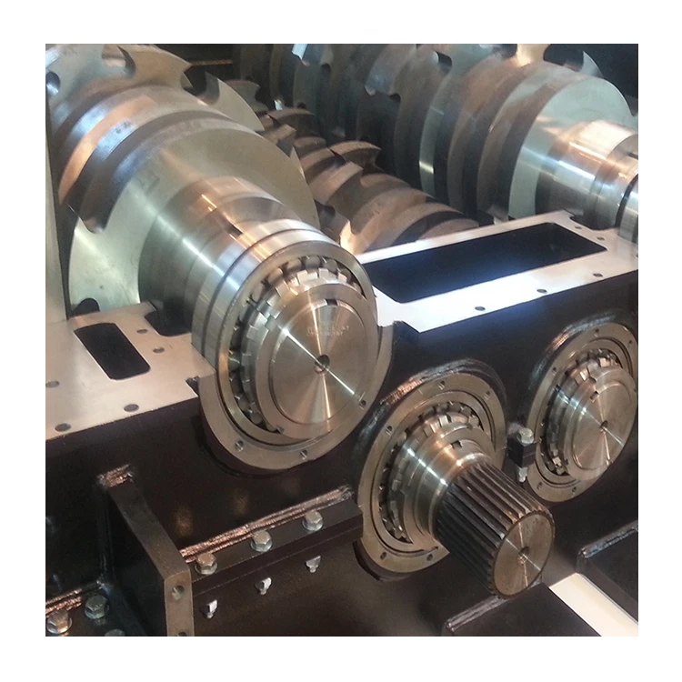 
High efficiency plastic waste cutting recycle four shaft shredder 