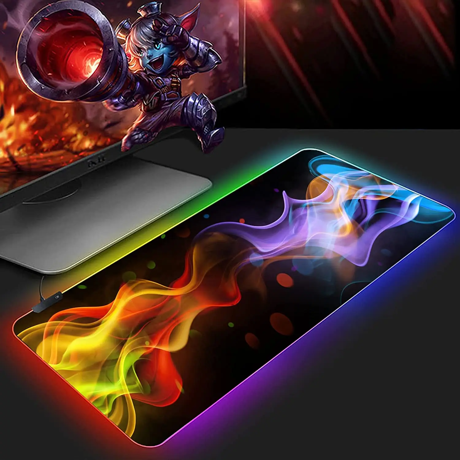 2021 large xxl ass anime ergonomic razer extended xxl ergonomic cheap rgb gaming mouse pad
